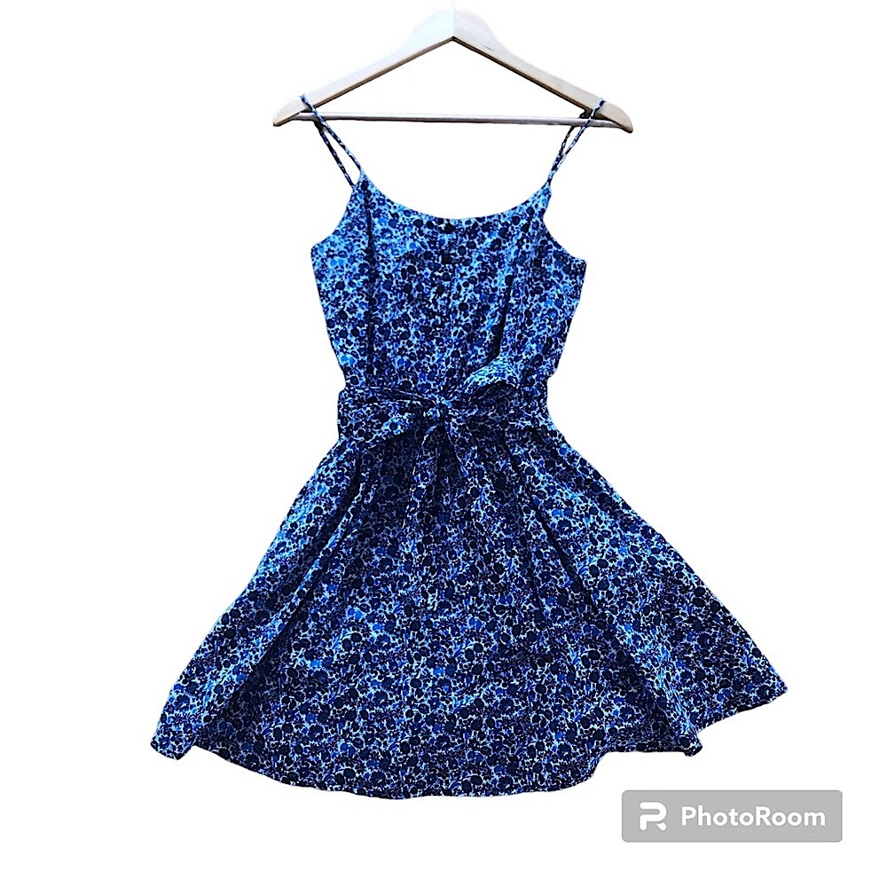 JACK WILLS Navy Blue Floral Sundress